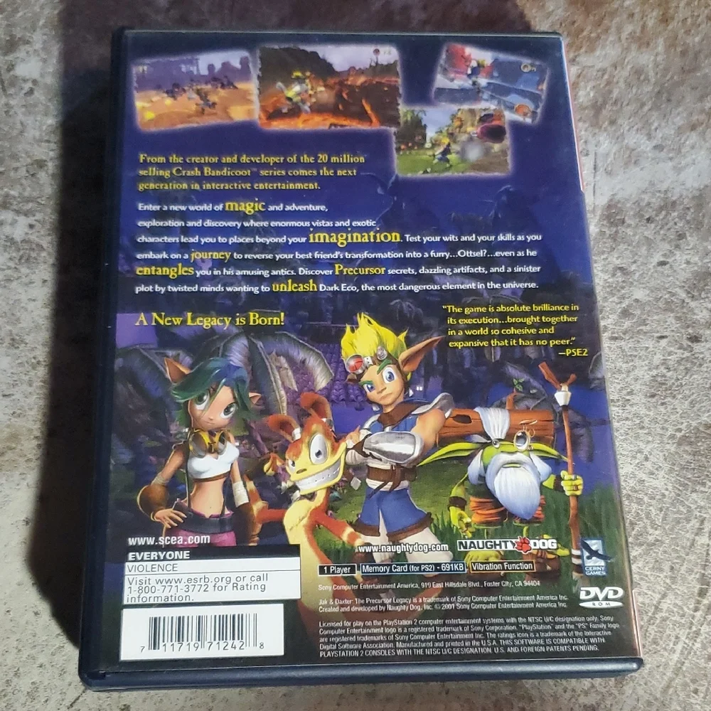 Sony PlayStation 2 Jak and Daxter Greatest Hits